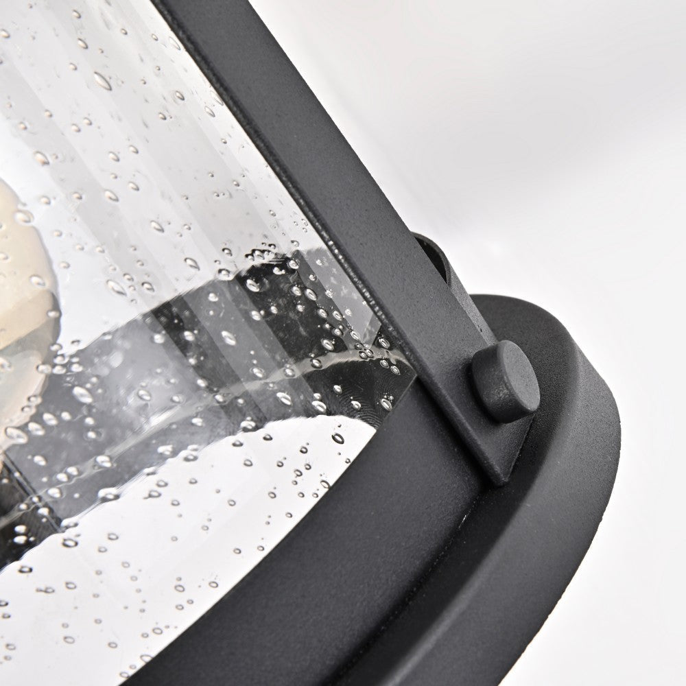 Lighting MARK Transitional 1 Light Textured Black Outdoor Wall Sconce 14’’ Height CHL-CH2S200BK14-OD1