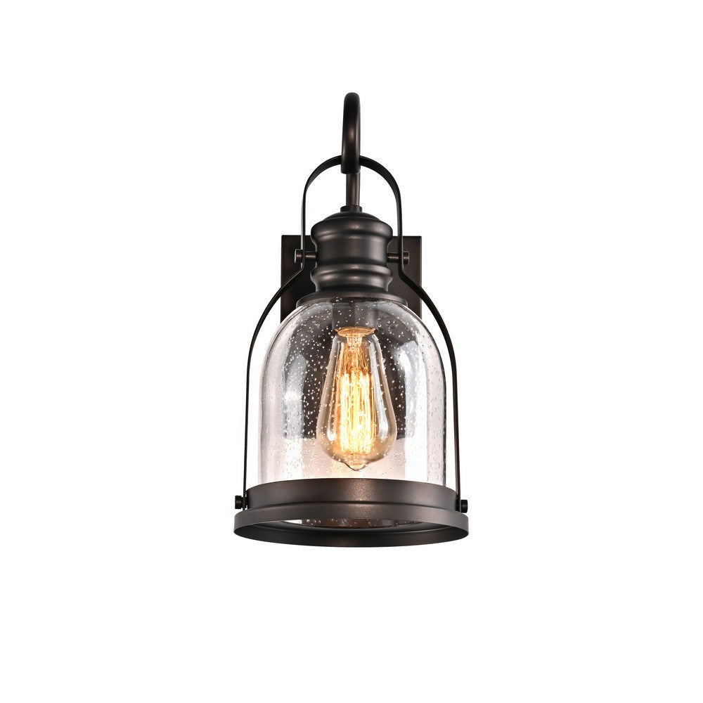 Lighting MARK Transitional 1 Light Rubbed Bronze Outdoor Wall Sconce 14’’ Height CHL-CH2S200RB14-OD1