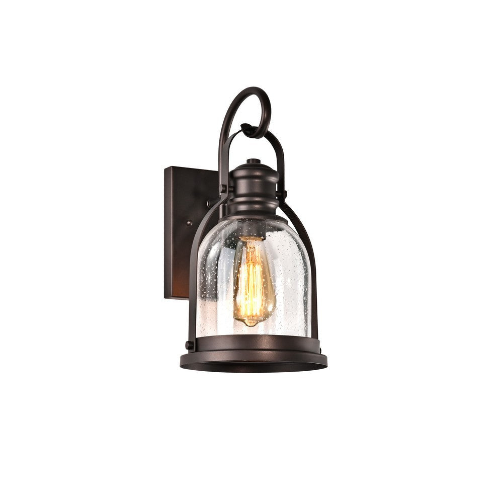 Lighting MARK Transitional 1 Light Rubbed Bronze Outdoor Wall Sconce 14" Height