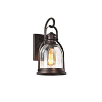 Lighting MARK Transitional 1 Light Rubbed Bronze Outdoor Wall Sconce 14" Height