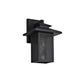 Lighting IRONCLAD Transitional 1 Light Textured Black Outdoor Wall Sconce 13’’ Height CHL-CH2S201BK13-OD1