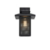Lighting IRONCLAD Transitional 1 Light Textured Black Outdoor Wall Sconce 13’’ Height CHL-CH2S201BK13-OD1