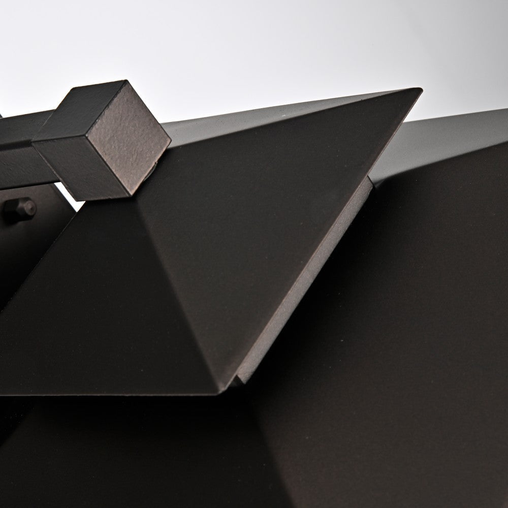 Lighting IRONCLAD Transitional 1 Light Rubbed Bronze Outdoor Wall Sconce 13’’ Height CHL-CH2S201RB13-OD1