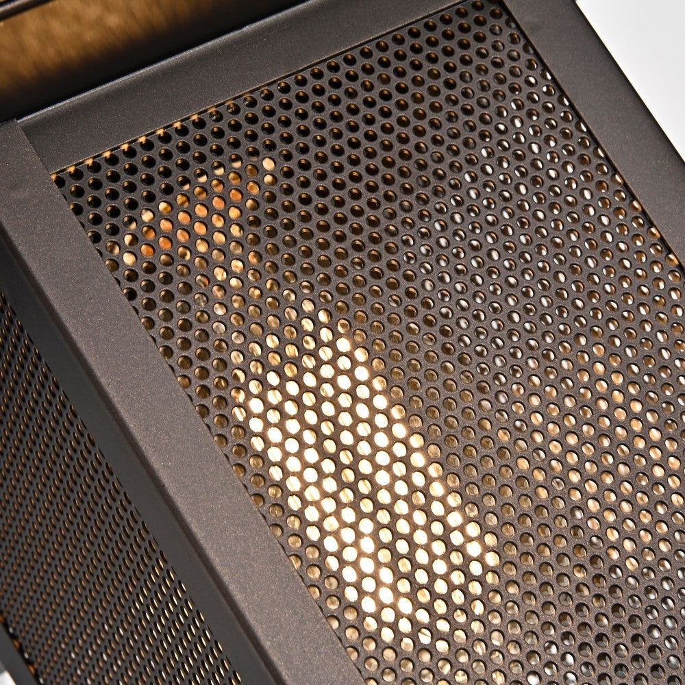 Lighting IRONCLAD Transitional 1 Light Rubbed Bronze Outdoor Wall Sconce 13’’ Height CHL-CH2S201RB13-OD1