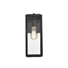 Lighting RICHARD Transitional 1 Light Textured Black Outdoor Wall Sconce 14’’ Height CHL-CH2S202BK14-OD1