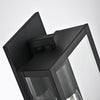 Lighting RICHARD Transitional 1 Light Textured Black Outdoor Wall Sconce 14’’ Height CHL-CH2S202BK14-OD1