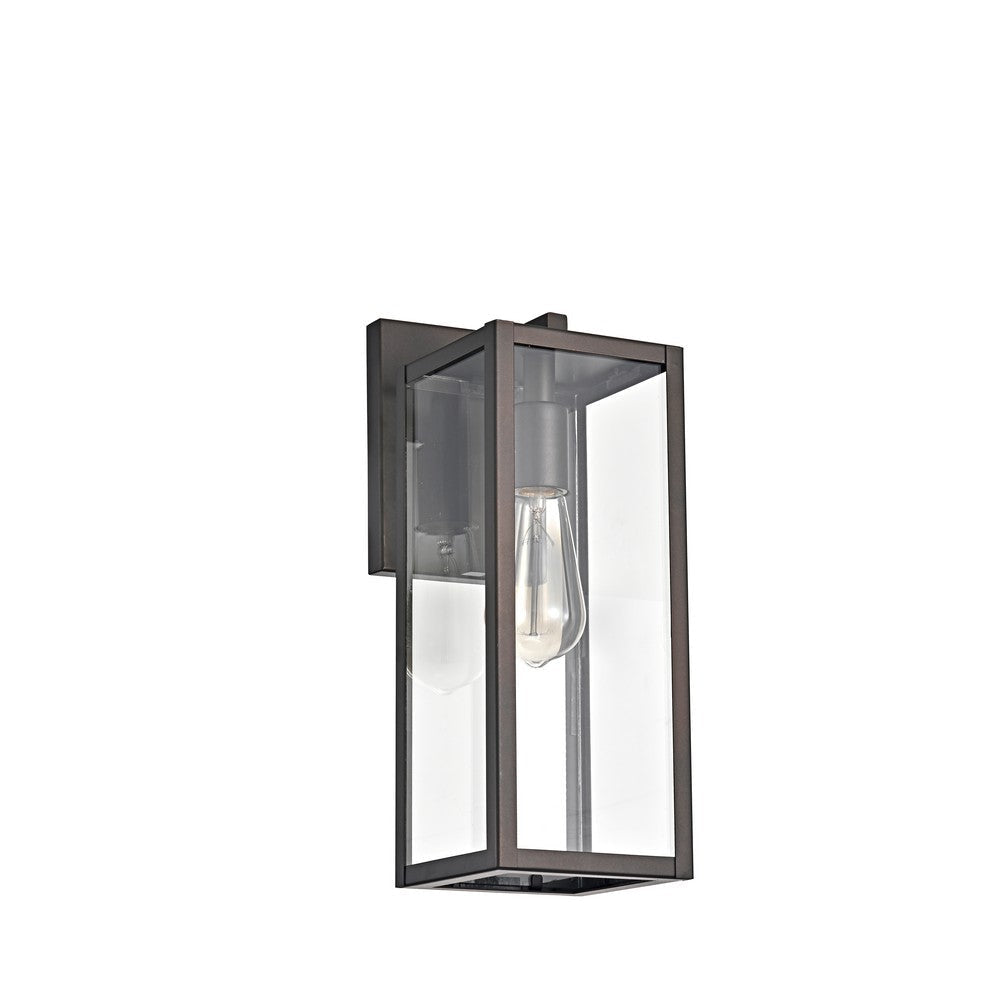 Lighting RICHARD Transitional 1 Light Rubbed Bronze Outdoor Wall Sconce 14’’ Height CHL-CH2S202RB14-OD1