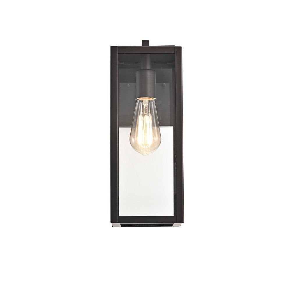 Lighting RICHARD Transitional 1 Light Rubbed Bronze Outdoor Wall Sconce 14’’ Height CHL-CH2S202RB14-OD1