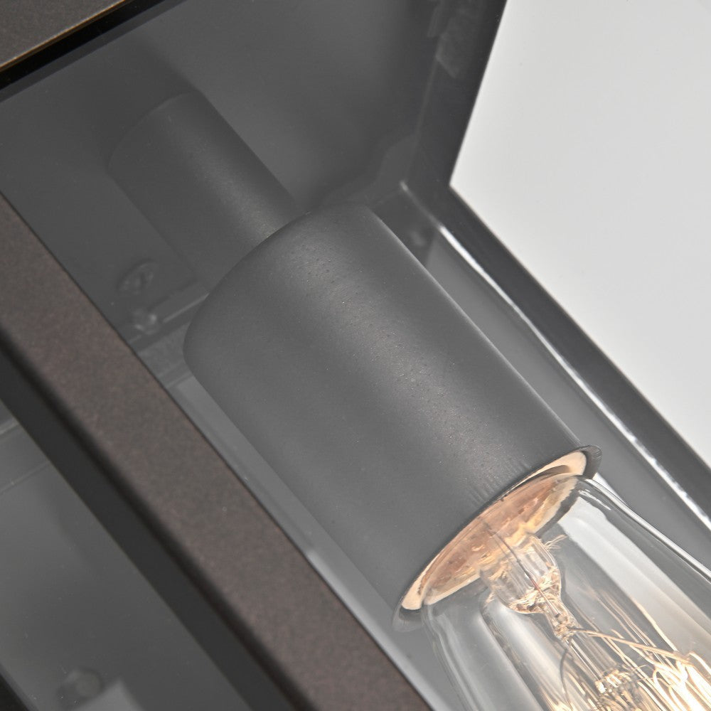 Lighting RICHARD Transitional 1 Light Rubbed Bronze Outdoor Wall Sconce 14’’ Height CHL-CH2S202RB14-OD1