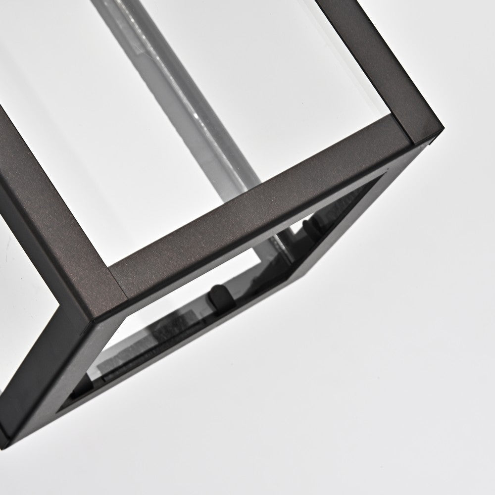 Lighting RICHARD Transitional 1 Light Rubbed Bronze Outdoor Wall Sconce 14’’ Height CHL-CH2S202RB14-OD1