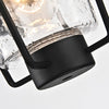 Lighting THOMAS Transitional 1 Light Textured Black Outdoor Wall Sconce 10’’ Height CHL-CH2S203BK10-OD1
