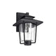 Lighting THOMAS Transitional 1 Light Textured Black Outdoor Wall Sconce 12’’ Height CHL-CH2S203BK12-OD1