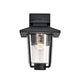 Lighting THOMAS Transitional 1 Light Textured Black Outdoor Wall Sconce 12’’ Height CHL-CH2S203BK12-OD1