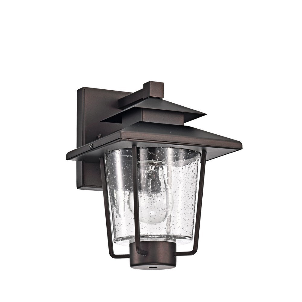 Lighting THOMAS Transitional 1 Light Rubbed Bronze Outdoor Wall Sconce 10’’ Height CHL-CH2S203RB10-OD1