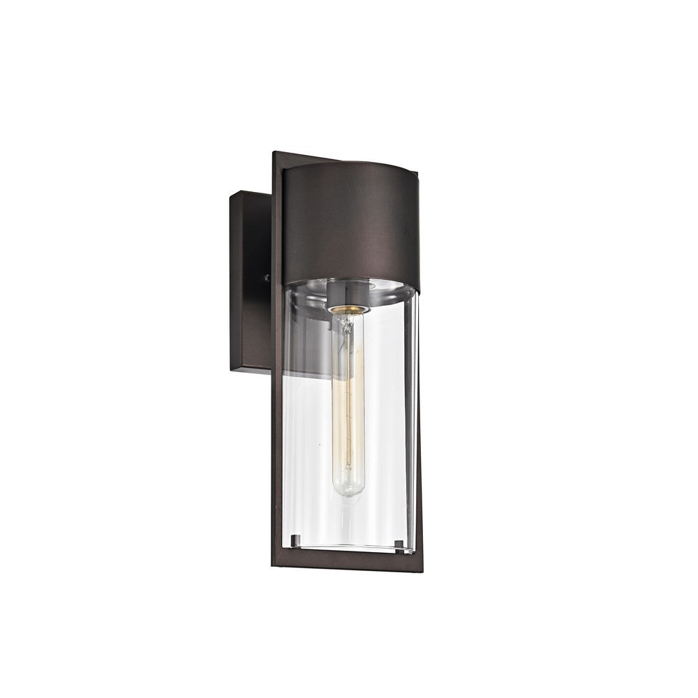 Lighting TYLER Transitional 1 Light Rubbed Bronze Outdoor Wall Sconce 14’’ Height CHL-CH2S204RB14-OD1