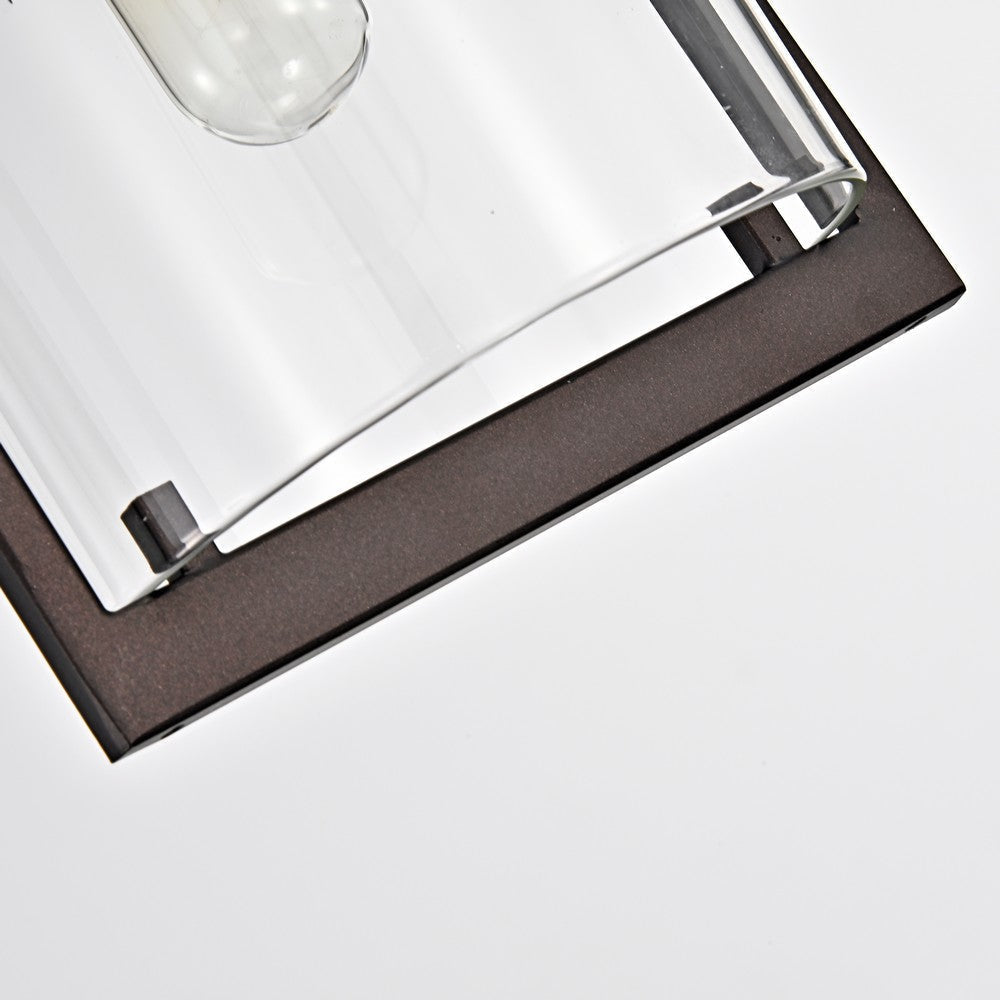 Lighting TYLER Transitional 1 Light Rubbed Bronze Outdoor Wall Sconce 14’’ Height CHL-CH2S204RB14-OD1
