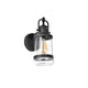 Lighting DERRICK Transitional 1 Light Textured Black Outdoor Wall Sconce 14’’ Height CHL-CH2S205BK14-OD1