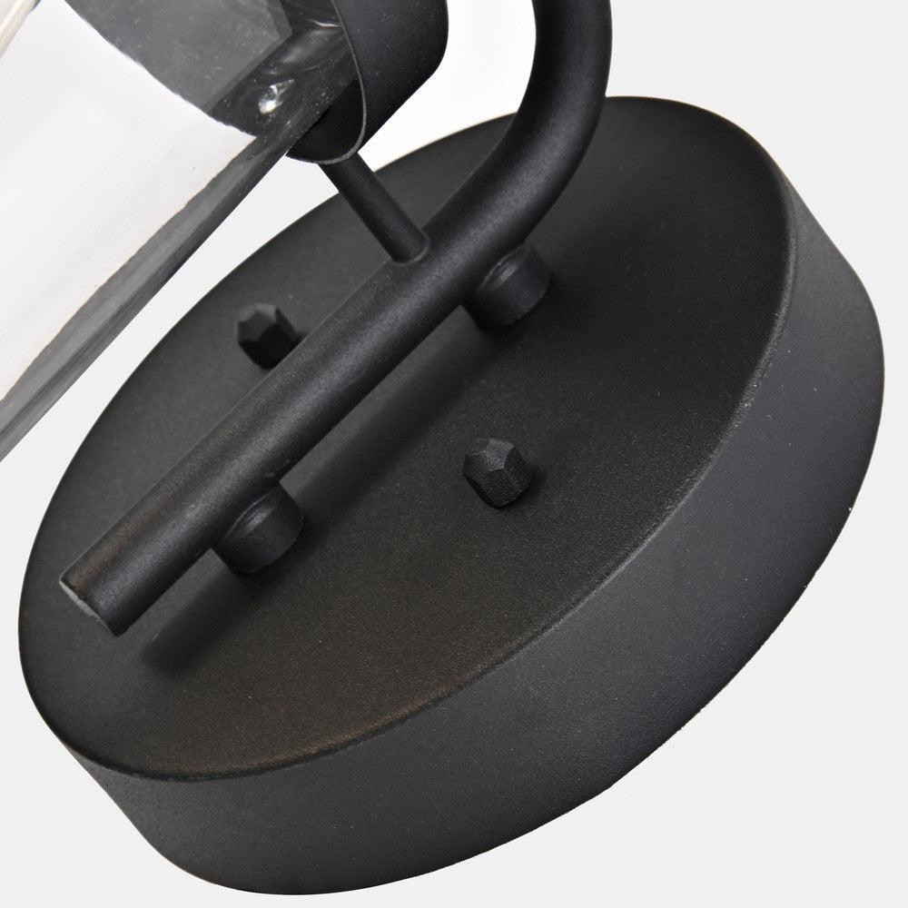 Lighting DERRICK Transitional 1 Light Textured Black Outdoor Wall Sconce 14’’ Height CHL-CH2S205BK14-OD1