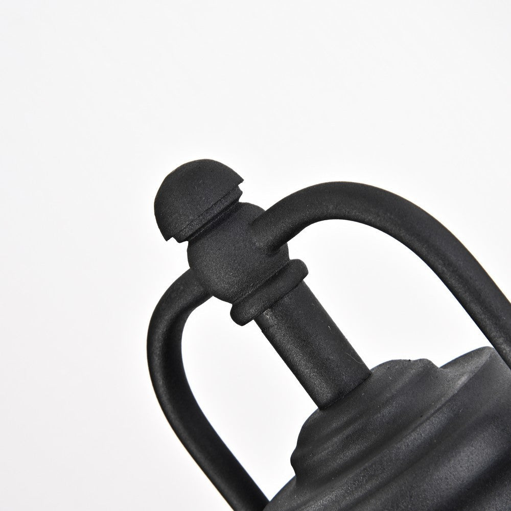 Lighting DERRICK Transitional 1 Light Textured Black Outdoor Wall Sconce 14’’ Height CHL-CH2S205BK14-OD1