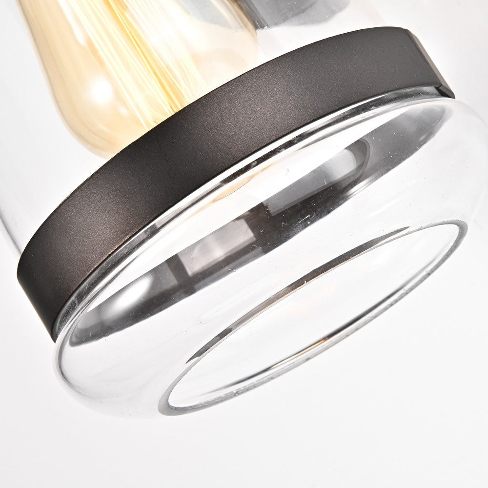 Lighting DERRICK Transitional 1 Light Rubbed Bronze Outdoor Wall Sconce 14’’ Height CHL-CH2S205RB14-OD1