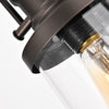 Lighting DERRICK Transitional 1 Light Rubbed Bronze Outdoor Wall Sconce 14’’ Height CHL-CH2S205RB14-OD1