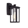 Chloe Lighting Quill Transitional 1 Light Textured Black Outdoor Wall Sconce 11’’ Height CHL-CH2S206BK11-OD1