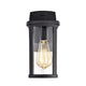 Chloe Lighting Quill Transitional 1 Light Textured Black Outdoor Wall Sconce 11’’ Height CHL-CH2S206BK11-OD1