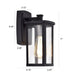 Chloe Lighting Quill Transitional 1 Light Textured Black Outdoor Wall Sconce 11’’ Height CHL-CH2S206BK11-OD1
