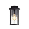 Chloe Lighting Quill Transitional 1 Light Textured Black Outdoor Wall Sconce 14’’ Height CHL-CH2S206BK14-OD1
