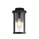 Chloe Lighting Quill Transitional 1 Light Textured Black Outdoor Wall Sconce 14’’ Height CHL-CH2S206BK14-OD1