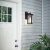 Chloe Lighting Evie Transitional 1 Light Textured Black Outdoor Wall Sconce 11" Height