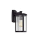 Chloe Lighting Evie Transitional 1 Light Textured Black Outdoor Wall Sconce 14’’ Height CHL-CH2S207BK14-OD1