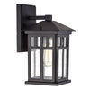 Chloe Lighting Jesse Transitional 1 Light Textured Black Outdoor Wall Sconce 12’’ Height CHL-CH2S208BK12-OD1