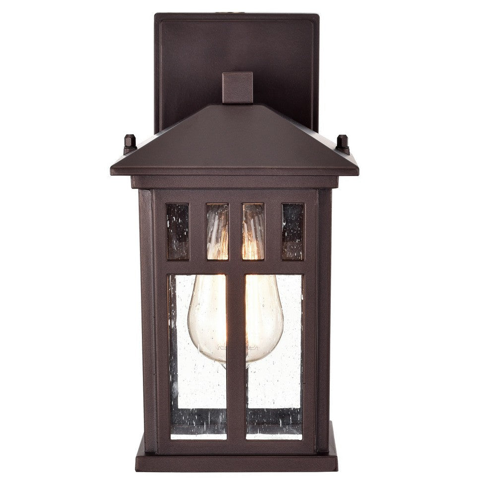 Chloe Lighting Jesse Transitional 1 Light Oil Rubbed Bronze Outdoor Wall Sconce 12’’ Height CHL-CH2S208RB12-OD1