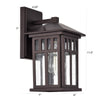 Chloe Lighting Jesse Transitional 1 Light Oil Rubbed Bronze Outdoor Wall Sconce 12’’ Height CHL-CH2S208RB12-OD1