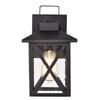 Chloe Lighting Lawrence Transitional 1 Light Textured Black Outdoor Wall Sconce 11’’ Height CHL-CH2S210BK11-OD1