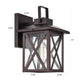 Chloe Lighting Lawrence Transitional 1 Light Oil Rubbed Bronze Outdoor Wall Sconce 11’’ Height CHL-CH2S210RB11-OD1