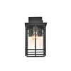 Lighting KENNETH Transitional 1 Light Textured Black Outdoor Wall Sconce 14’’ Height CHL-CH2S211BK14-OD1