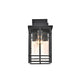 Lighting KENNETH Transitional 1 Light Textured Black Outdoor Wall Sconce 14’’ Height CHL-CH2S211BK14-OD1