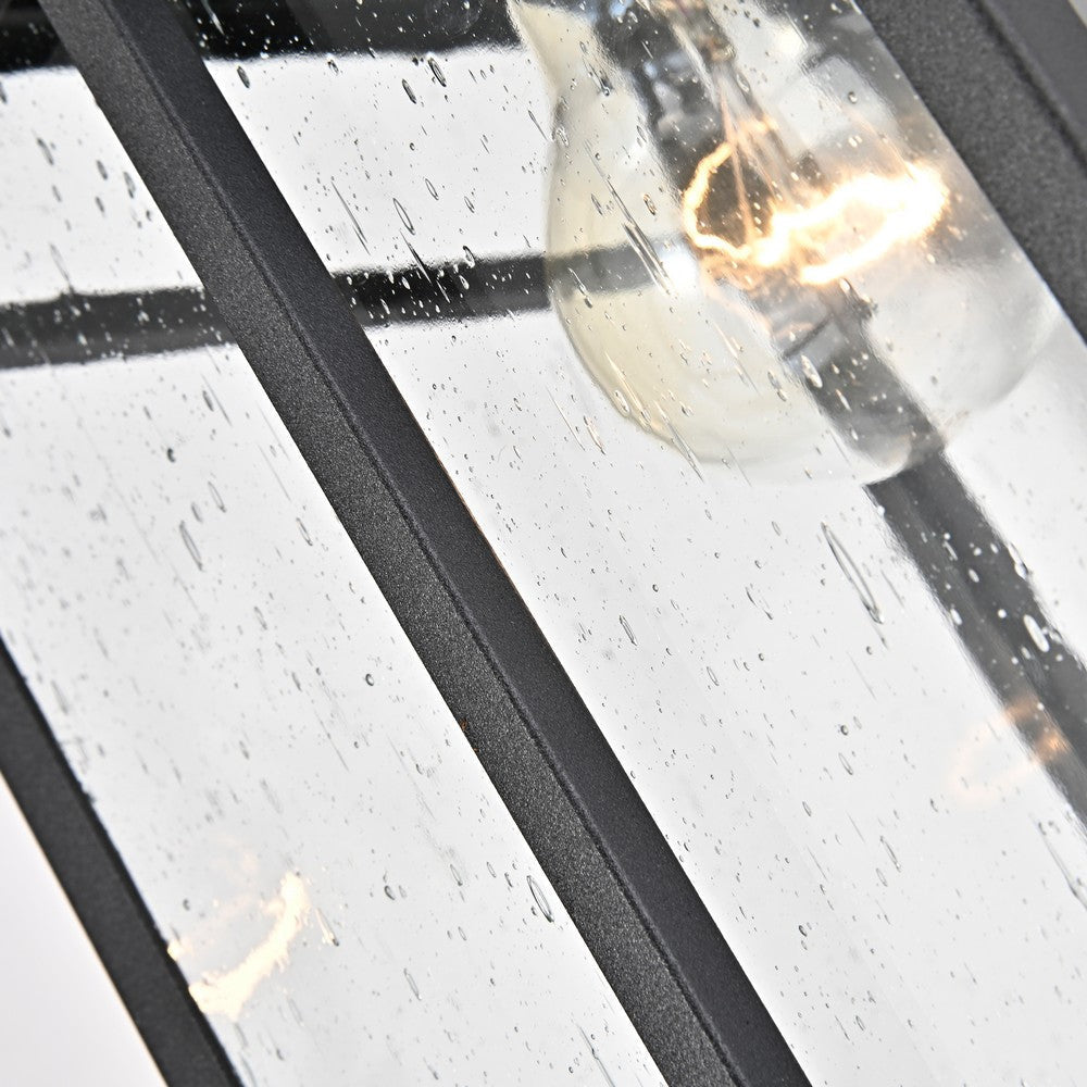 Lighting KENNETH Transitional 1 Light Textured Black Outdoor Wall Sconce 14’’ Height CHL-CH2S211BK14-OD1