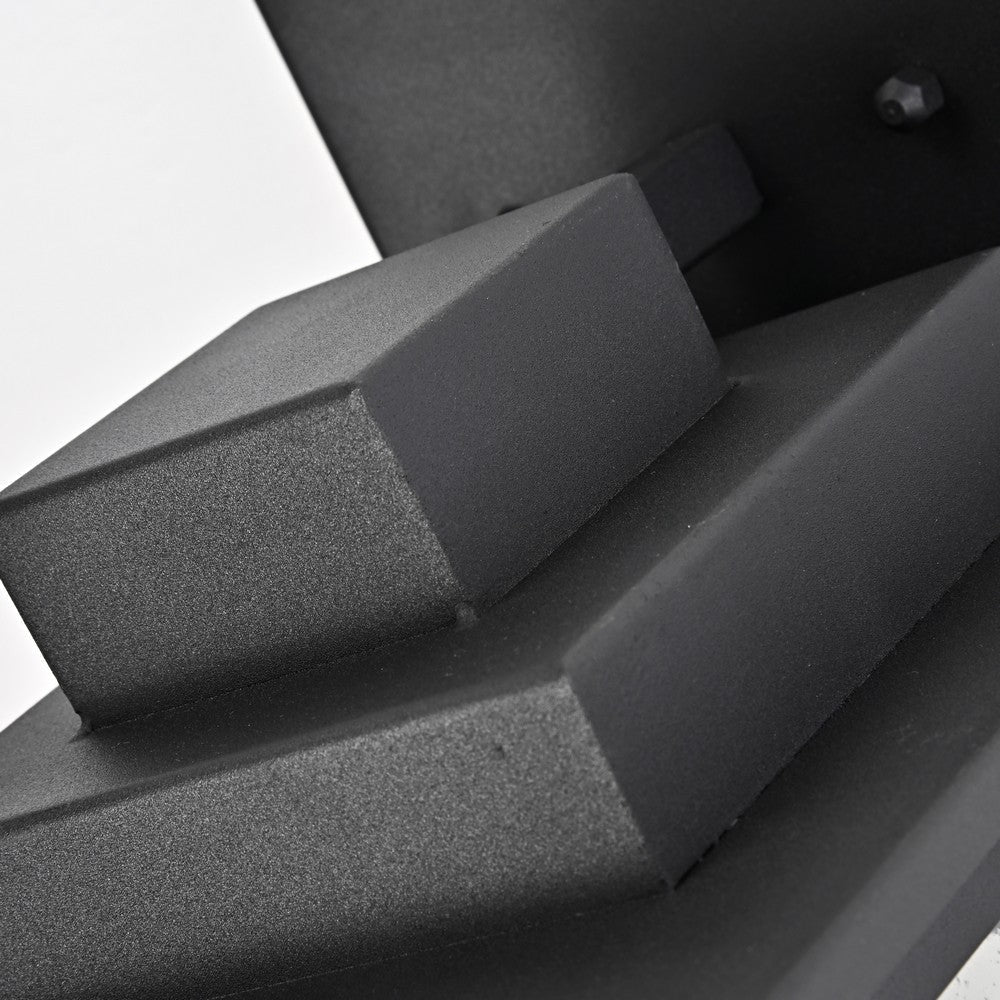 Lighting KENNETH Transitional 1 Light Textured Black Outdoor Wall Sconce 14’’ Height CHL-CH2S211BK14-OD1