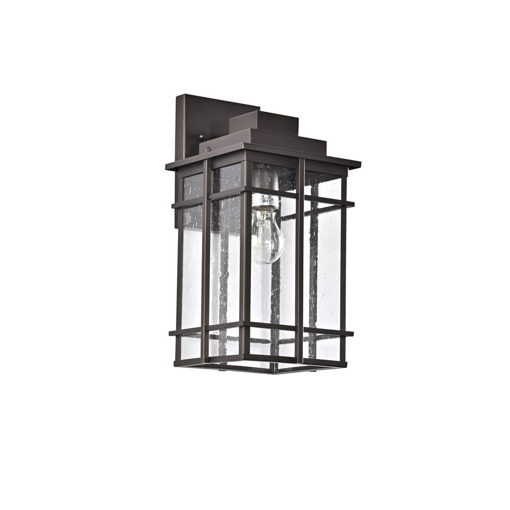 Lighting KENNETH Transitional 1 Light Rubbed Bronze Outdoor Wall Sconce 14’’ Height CHL-CH2S211RB14-OD1