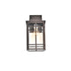 Lighting KENNETH Transitional 1 Light Rubbed Bronze Outdoor Wall Sconce 14’’ Height CHL-CH2S211RB14-OD1
