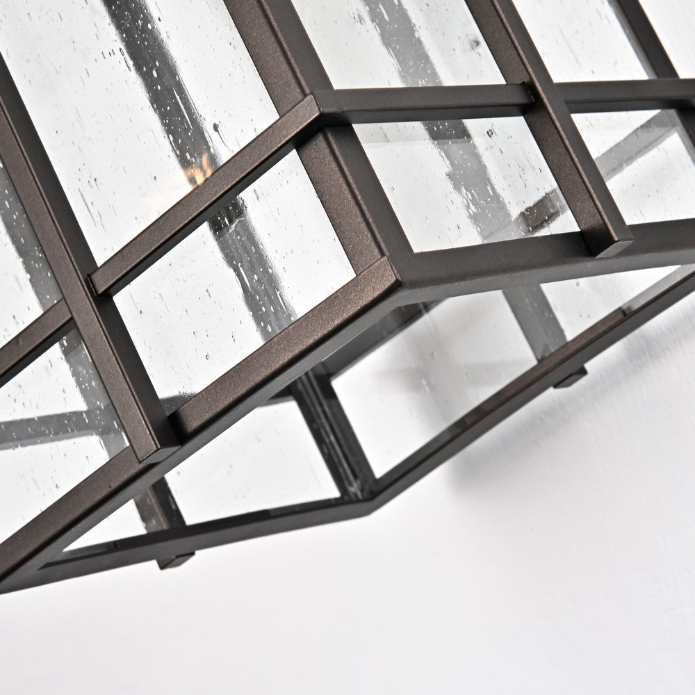 Lighting KENNETH Transitional 1 Light Rubbed Bronze Outdoor Wall Sconce 14’’ Height CHL-CH2S211RB14-OD1