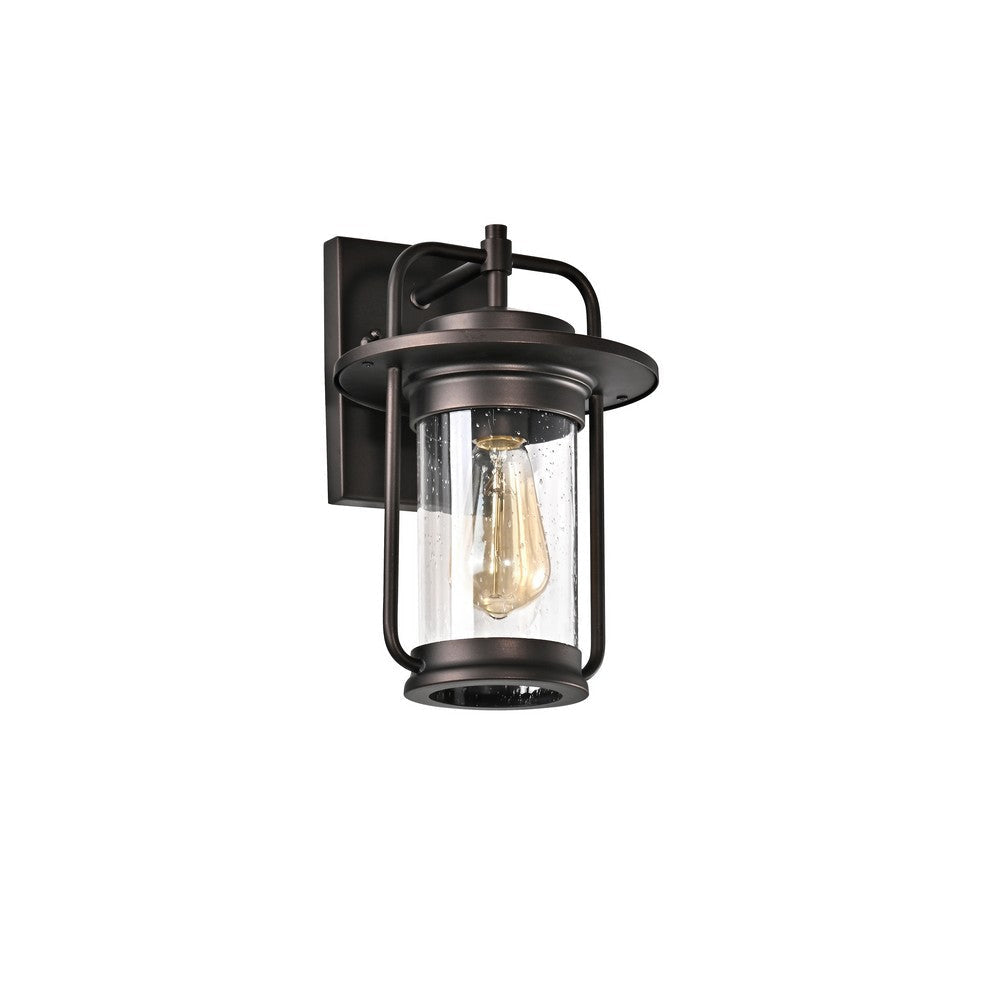 Lighting JEFFREY Transitional 1 Light Rubbed Bronze Outdoor Wall Sconce 13’’ Height CHL-CH2S212RB13-OD1