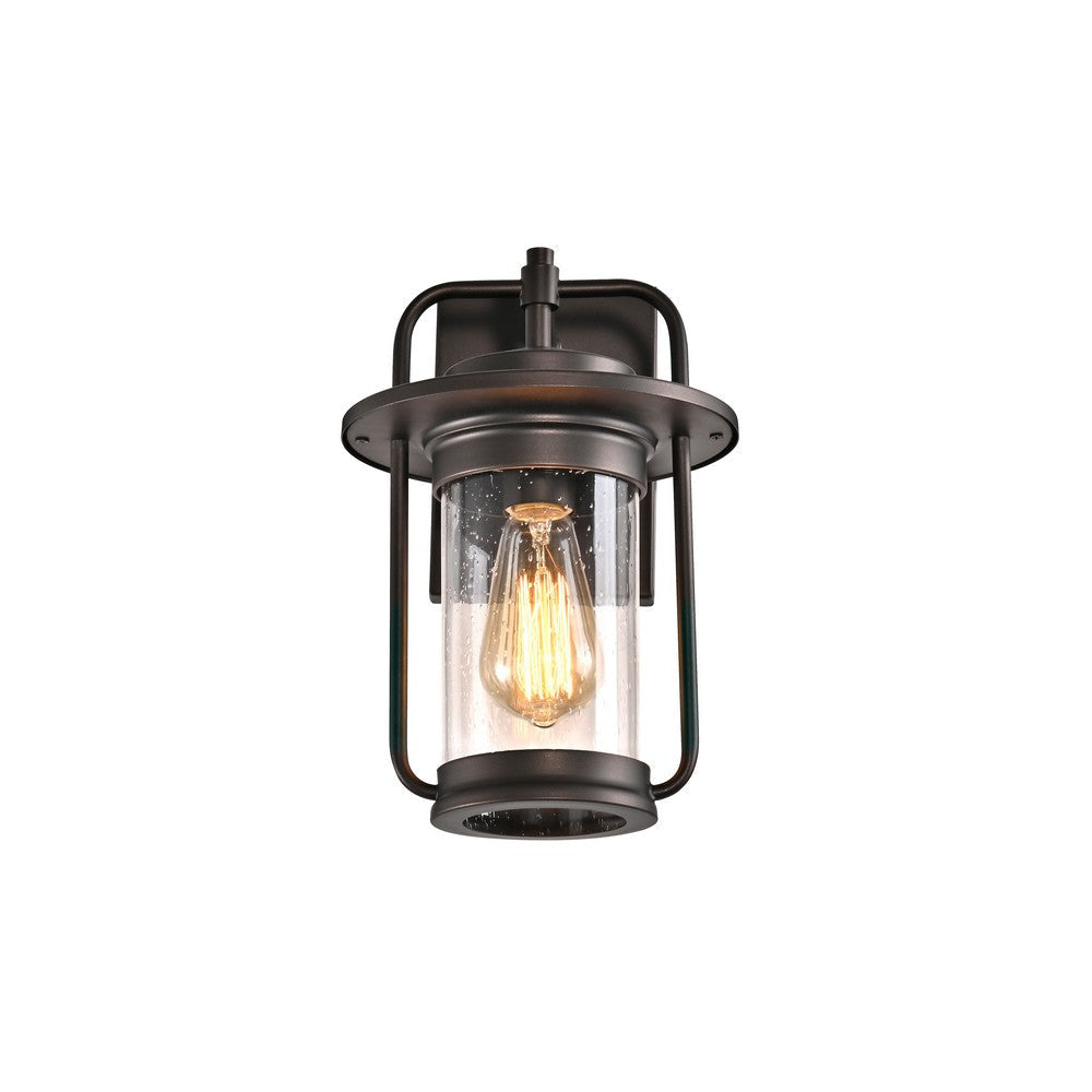 Lighting JEFFREY Transitional 1 Light Rubbed Bronze Outdoor Wall Sconce 13’’ Height CHL-CH2S212RB13-OD1