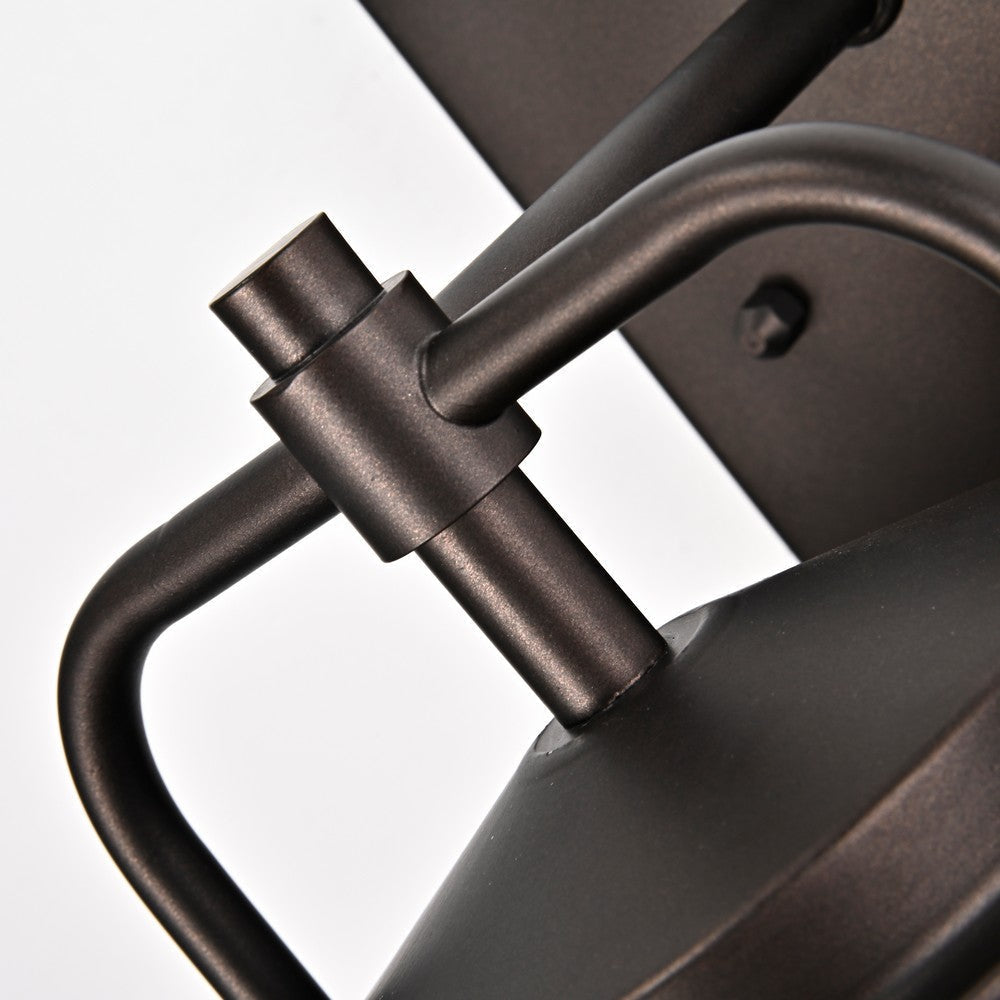 Lighting JEFFREY Transitional 1 Light Rubbed Bronze Outdoor Wall Sconce 13’’ Height CHL-CH2S212RB13-OD1