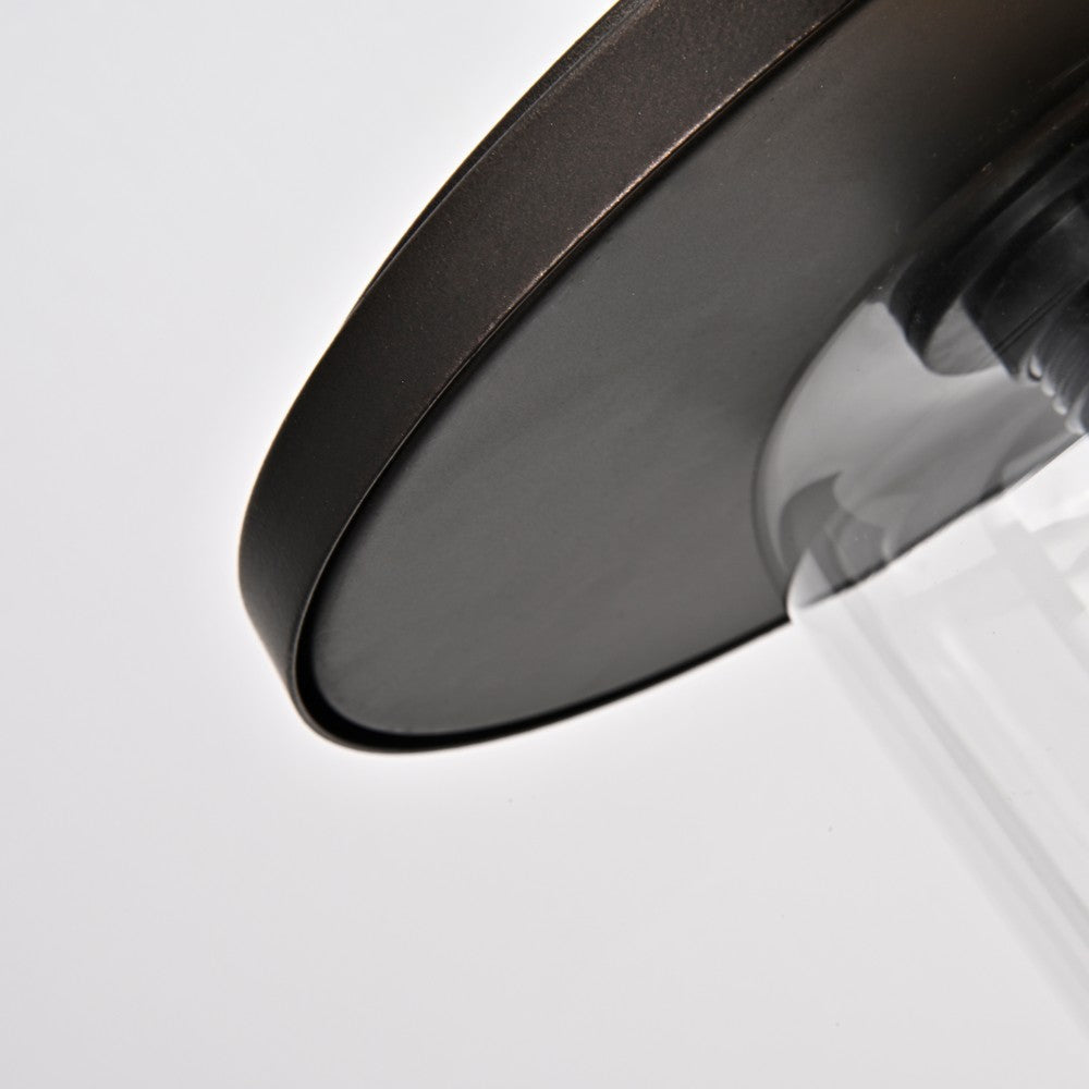 Lighting CHRISTOPHER Transitional 1 Light Rubbed Bronze Outdoor Wall Sconce 12’’ Height CHL-CH2S213RB12-OD1