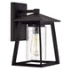 Chloe Lighting Russell Transitional 1 Light Textured Black Outdoor Wall Sconce 11’’ Height CHL-CH2S214BK11-OD1