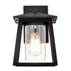 Chloe Lighting Russell Transitional 1 Light Textured Black Outdoor Wall Sconce 11’’ Height CHL-CH2S214BK11-OD1